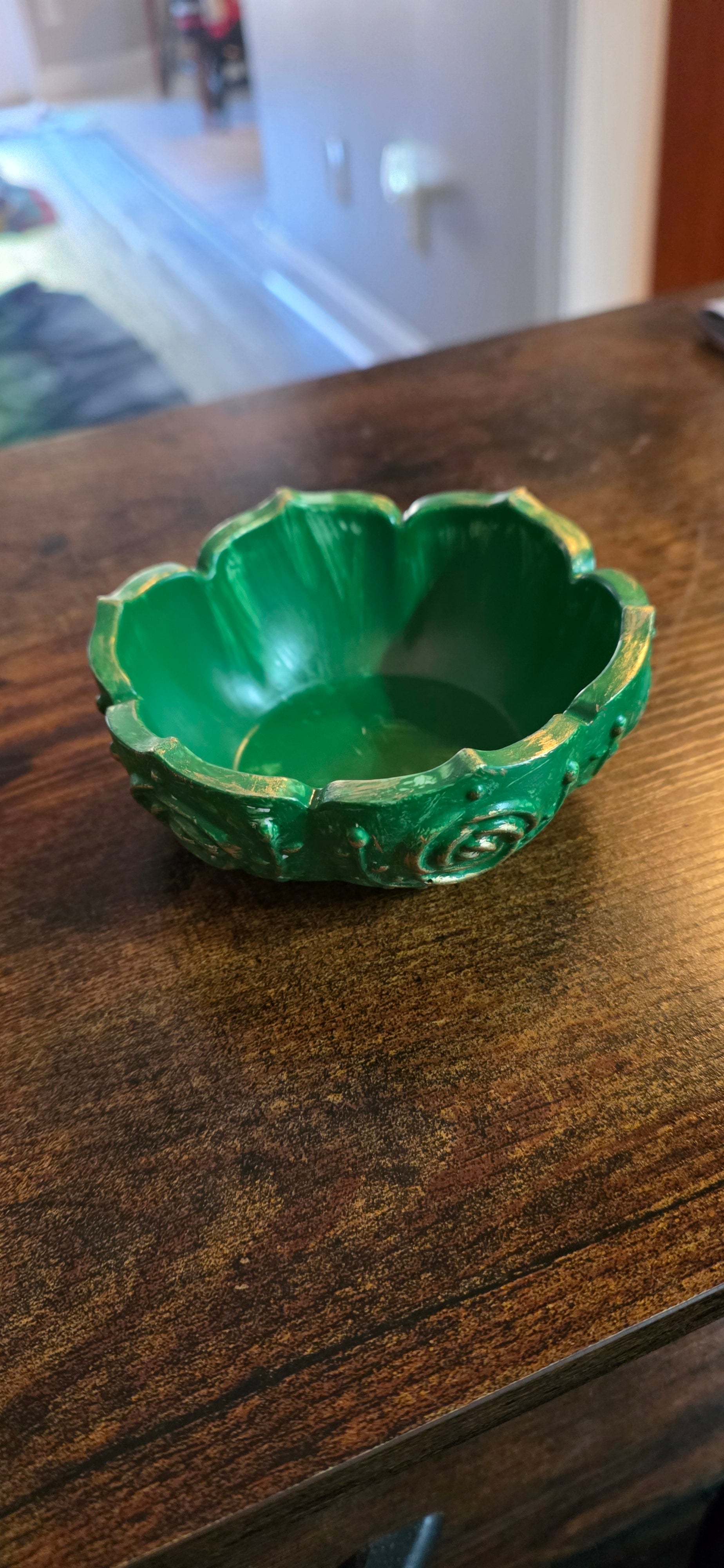 Green trinket bowl