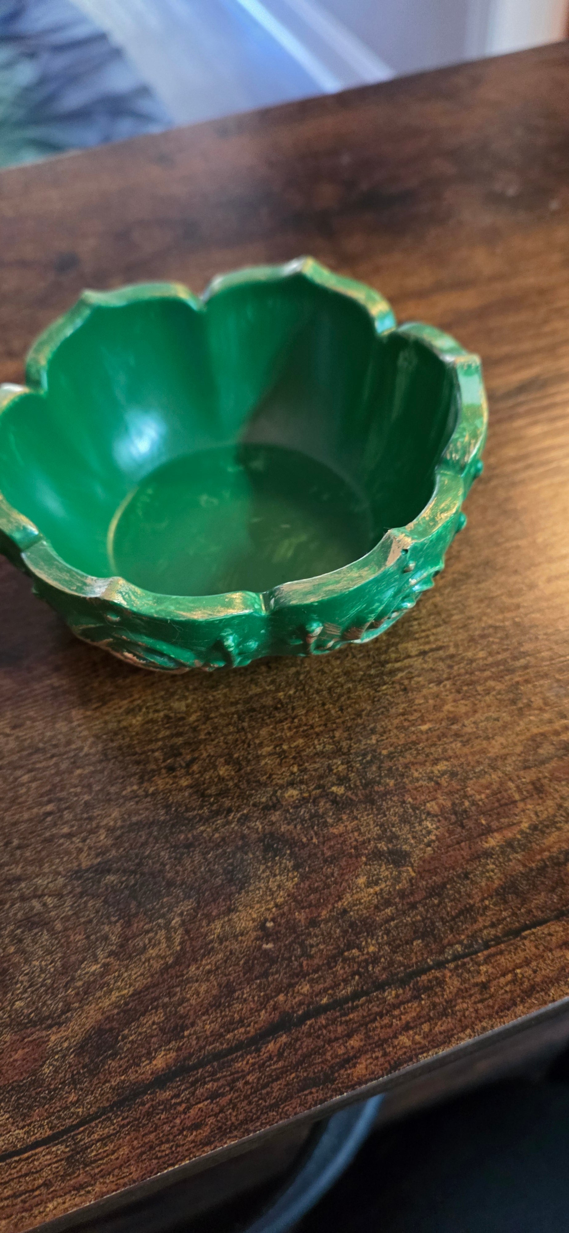 Green trinket bowl
