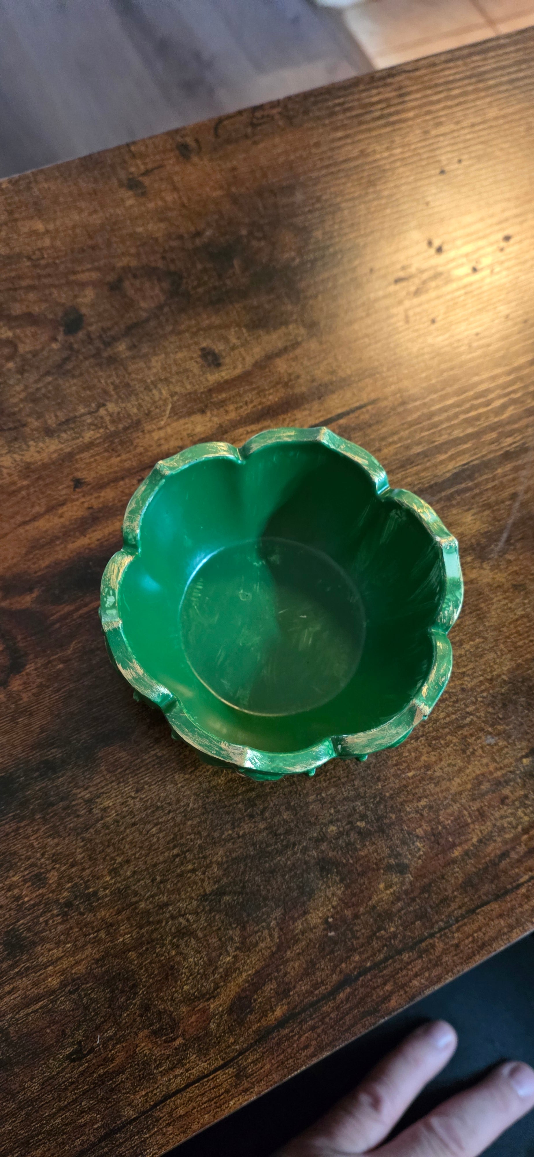 Green trinket bowl