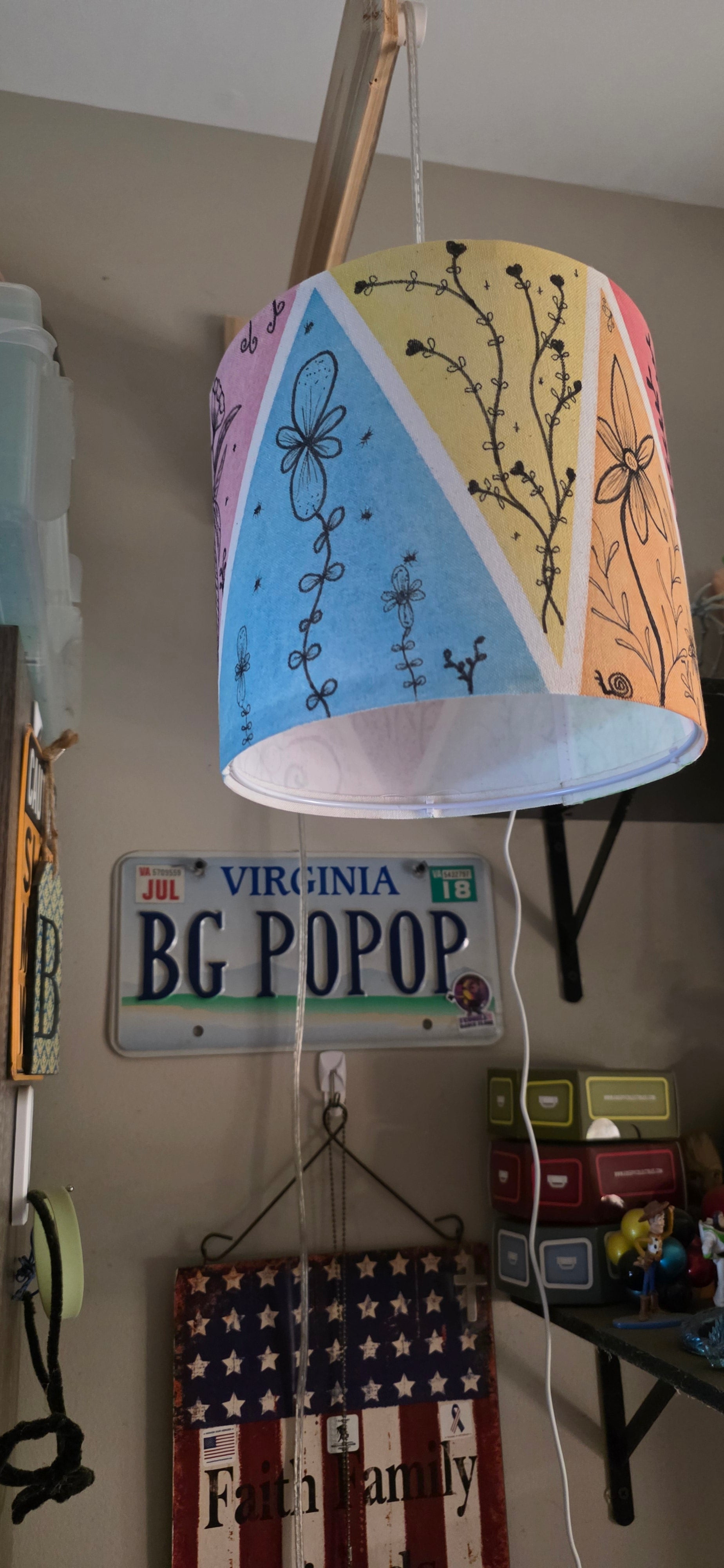 Handcrafted Lamp Shade - Color