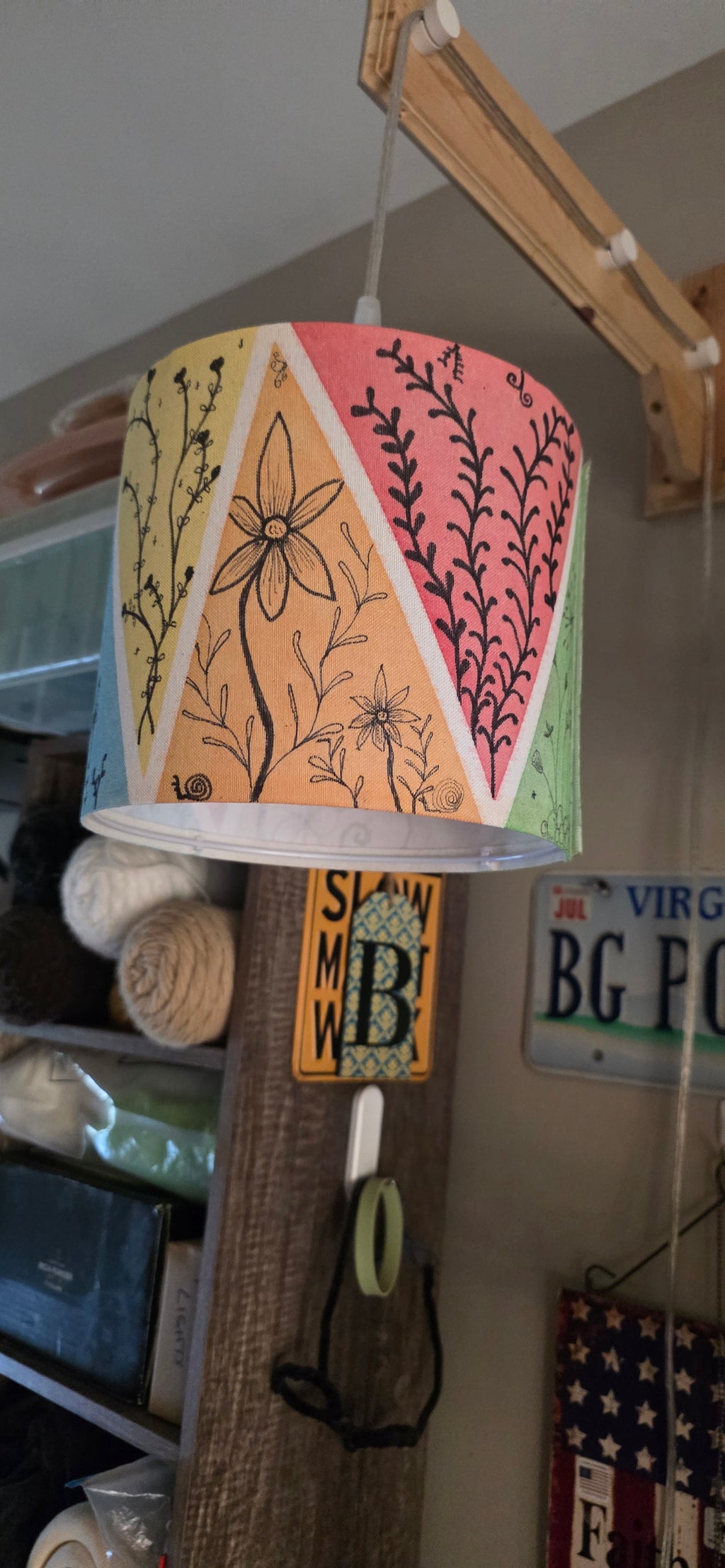 Handcrafted Lamp Shade - Color