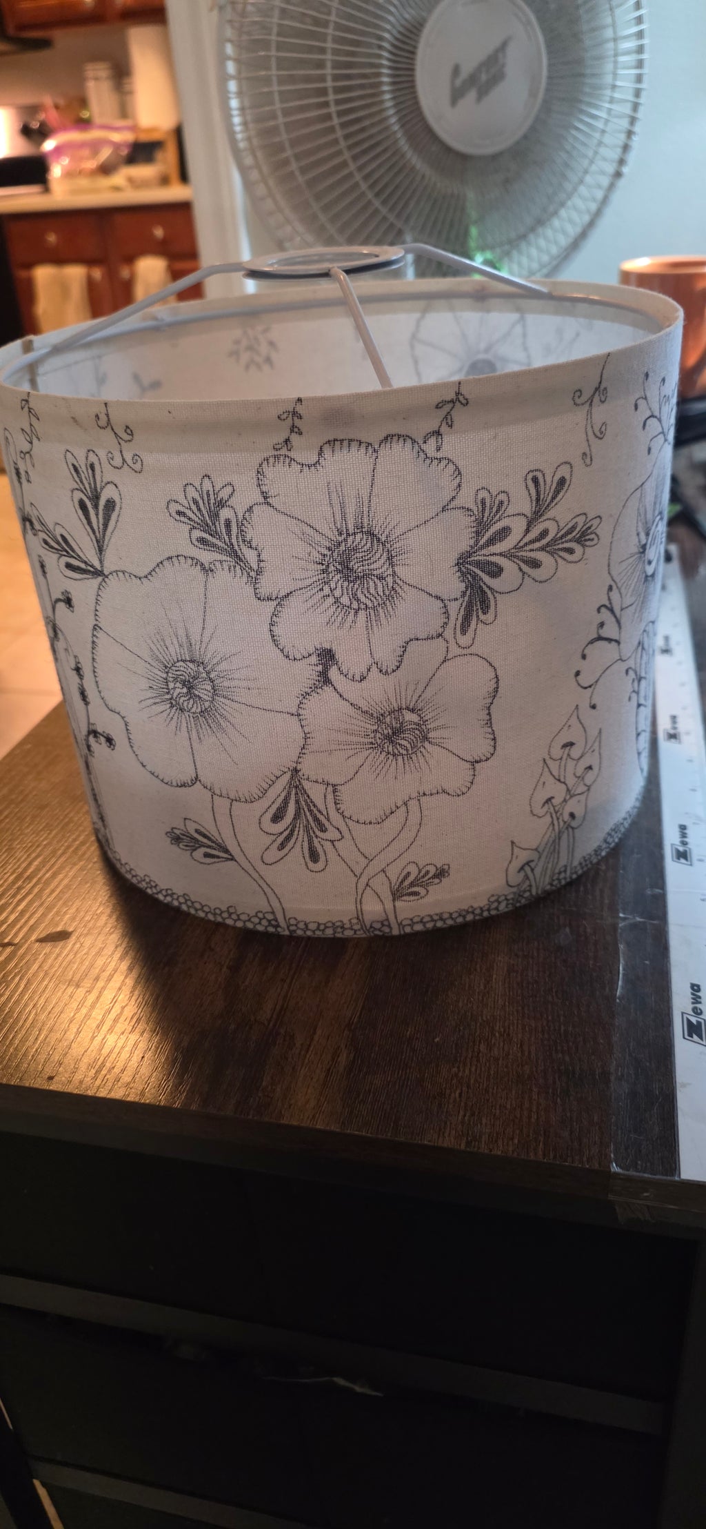 Handcrafted Lamp Shade Black & White