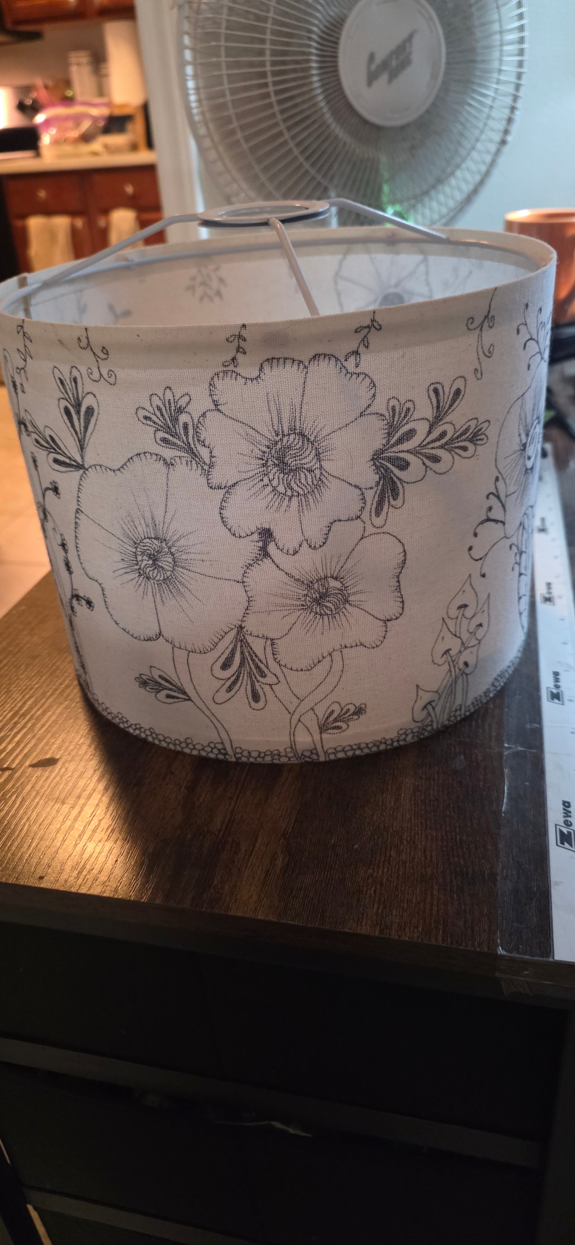 Handcrafted Lamp Shade Black & White