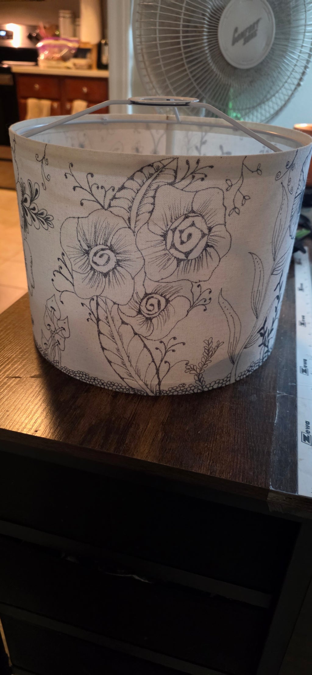 Handcrafted Lamp Shade Black & White