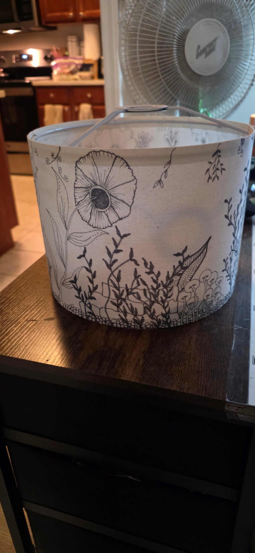 Handcrafted Lamp Shade Black & White