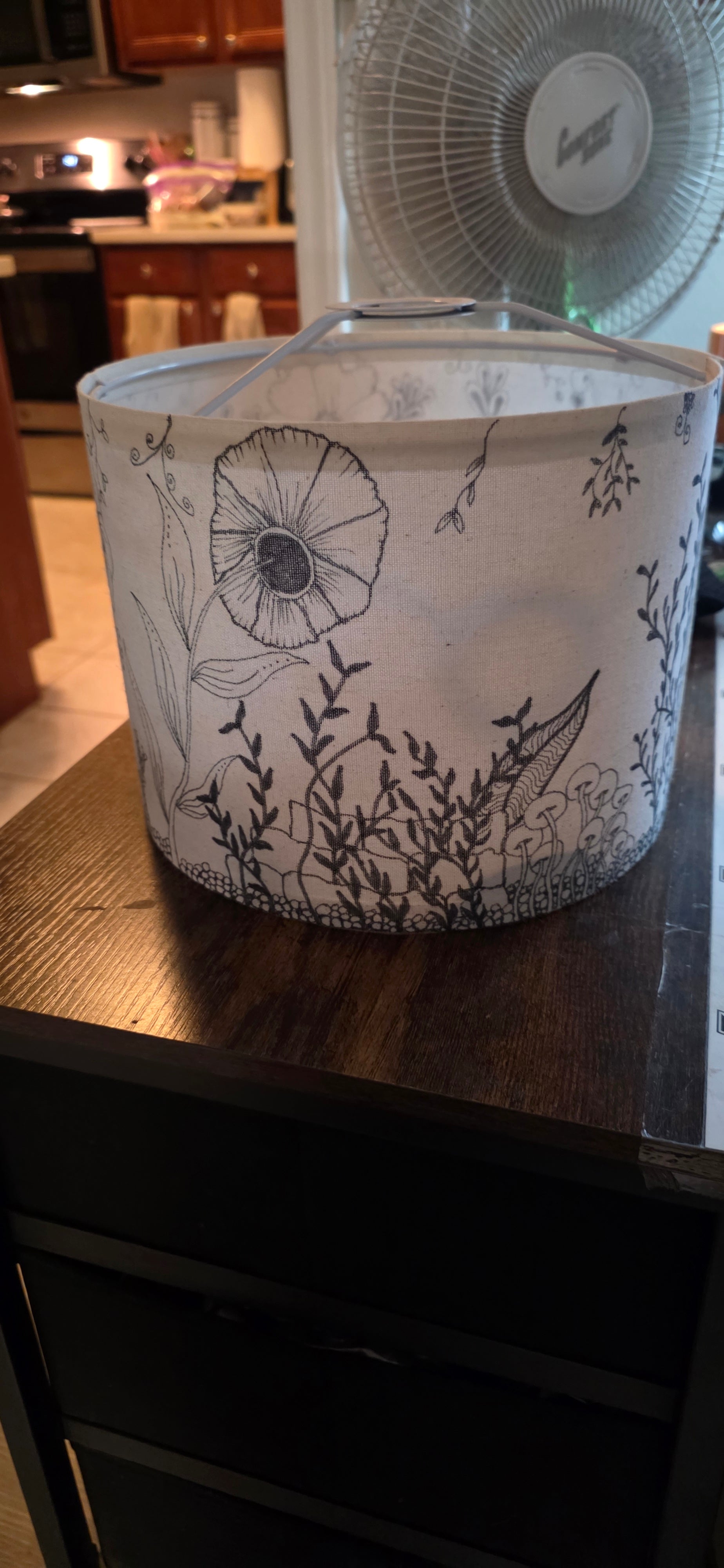 Handcrafted Lamp Shade Black & White